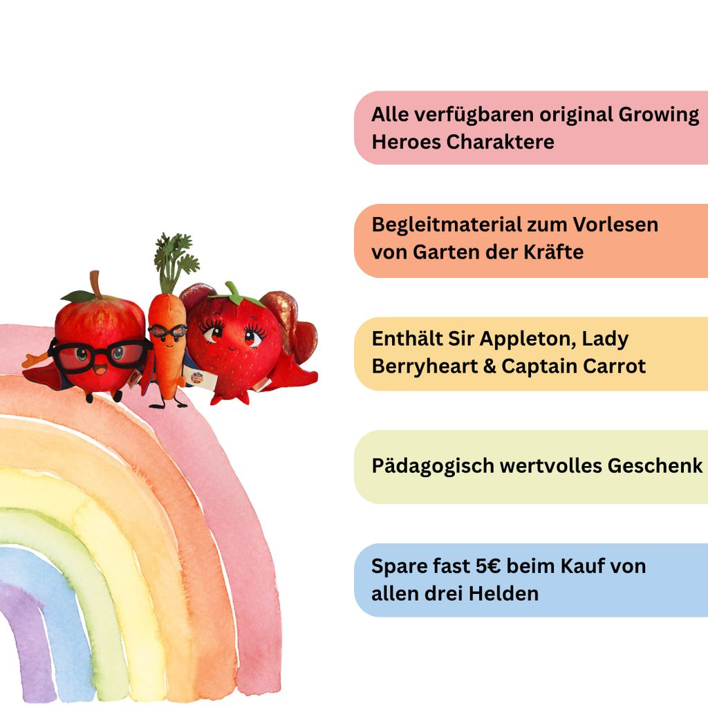 Growing Heroes Bundle – Alle drei Helden vereint!